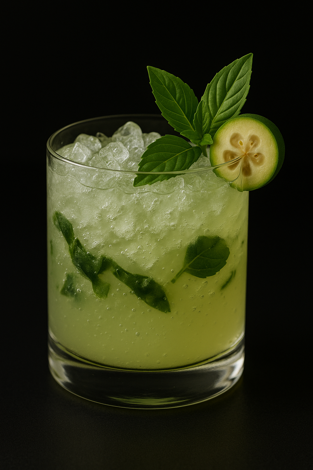 Gin Basil Feijoa and Smash